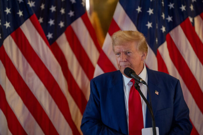 President Trump Holds A Press Conference At Trump Tower Day After Guilty Verdict