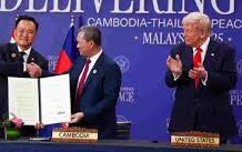 தாய்லாந்து – கம்போடியா இடையே சமாதான ஒப்பந்தம் கைச்சாத்து