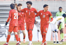 கடைசி நேர கோலினால் இலங்கை இளையோர் பஹ்ரைனிடம் தோல்வி