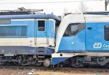 செக் குடியரசு நாட்டில் ரெயில்கள் நேருக்குநேர் மோதி விபத்து – 57 பேர் படுகாயம்