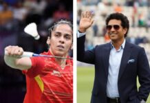 இந்திய பேட்மிண்டனை உலக அரங்கிற்கு கொண்டு சென்றீர்கள் – சாய்னாவுக்கு சச்சின் புகழாரம்!