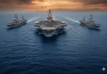 ஈரானை நோக்கிச் செல்லும் அமெரிக்காவின் பிரம்மாண்ட கடற்படை!