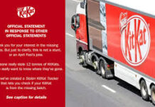 12 டன் சாக்லேட் திருட்டு – கிட்கேட் நிறுவனம் அதிரடி அறிக்கை!