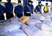 படகில் இருந்து பெருமளவு போதைப்பொருள் கைப்பற்றல் ; ஆறு சந்தேகநபர்கள் கைது