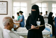 அபாயா மற்றும் பர்தா அணிந்து கடமையாற்ற அனுமதி..!