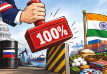 இந்தியா மீது 100 சதவீதம் வரி விதிக்க அமெரிக்கா தீவிரம்!